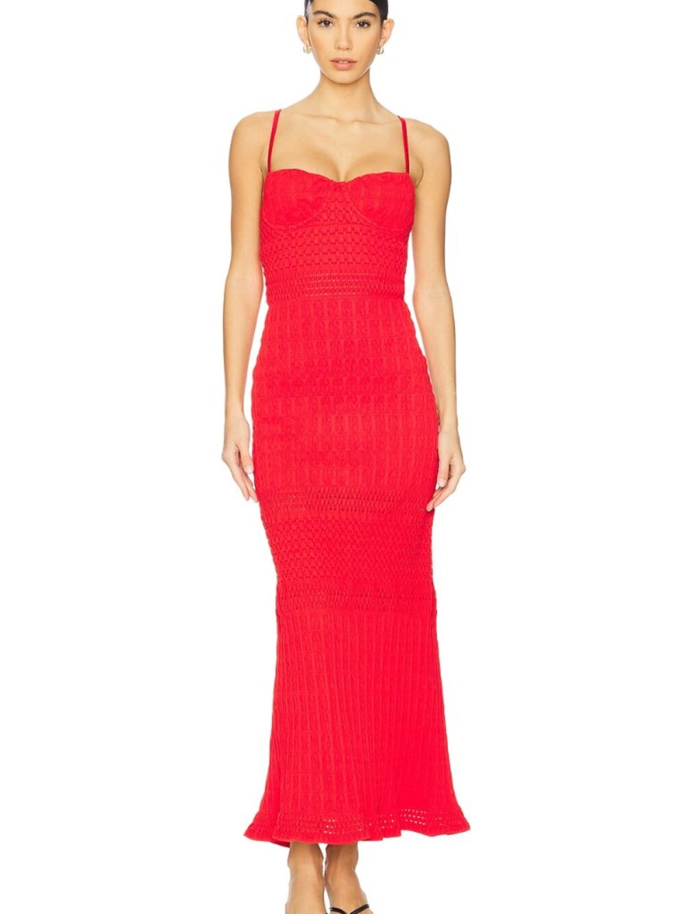 NEW PEIXOTO Mara Maxi Dress in Espanola Red Size Small